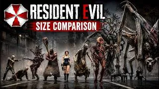 Thumbnail: Resident Evil Game and Movies Size Comparison | Zombie size