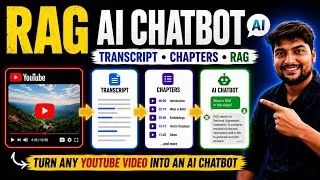 Thumbnail: Build a RAG AI Chatbot for ANY YouTube Video | LangChain
