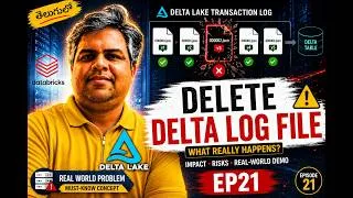 Thumbnail: I Deleted a Databricks Delta Log File (Experiment) | Delta Demo Real Experiment Telugu | Ep 21