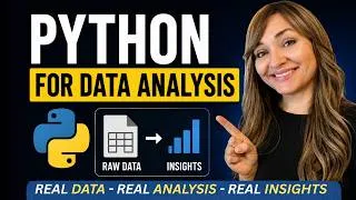 Thumbnail: Python for Data Analysis | Real-World Beginner Project with Pandas