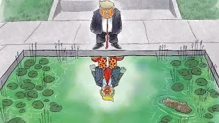 Thumbnail: Today's Funniest American Politics \ Trump's Behavior Funny Comic | June 20