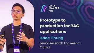 Thumbnail: Prototype to production for RAG applications by Isaac Chung