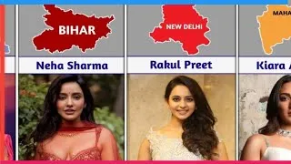 Thumbnail: know your favorite actress home , Bollywood actres state name list