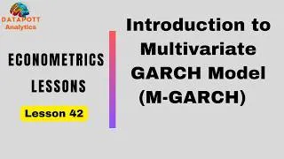 Thumbnail: Introduction to Multivariate GARCH Model (M-GARCH) #GARCH #MGARCH #ARCH