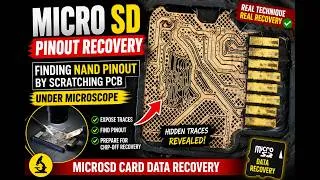 Thumbnail: MicroSD Card Pinout Recovery | Finding NAND Pinout by Scratching PCB Under Microscope