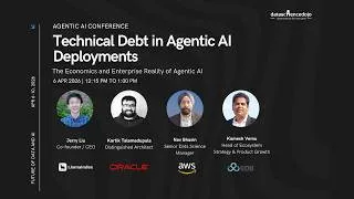 Thumbnail: Panel: Agentic AI Debt: Stochastic Behavior & Change | Future of Data and AI | Agentic AI Conference