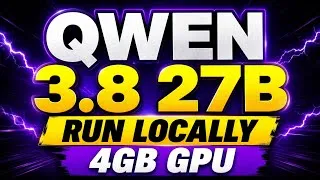 Thumbnail: How to use Qwen 3.8 27B for free ?