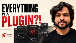 Thumbnail: DeepSeek Harness Is INSANE?! 🤯 Everything Is a Plugin + Real Test (Full Setup )