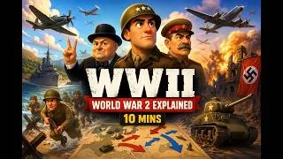 Thumbnail: World War II Explained in 10 Minutes | Complete Story of WWII (1939–1945) | Animated Documentary