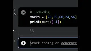 Thumbnail: Python Negative Indexing Explained in 10 Seconds 🚀 #programming #python