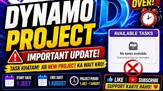Thumbnail: Handshake AI Dynamo Project Update | Available Tasks Gone? Important Update #HandshakeAI #Dynamo