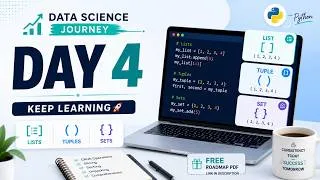 Thumbnail: Day 4 Complete: Lists, Tuples & Sets + CRUD, Slicing & Comprehensions 🚀