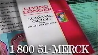 Thumbnail: Merck Commercial (1998) Pharmaceutical Company High Cholesterol Living Longer Survival Guide
