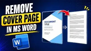 Thumbnail: How to Remove Cover Page In MS Word