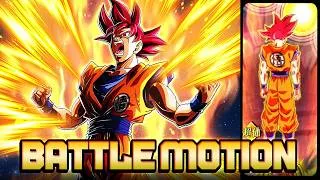 Thumbnail: *NEW* BATTLE MOTION!! 100% LR INT GOD GOKU!!! (DBZ: Dokkan Battle)