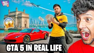 Thumbnail: TECHNO GAMERZ GTA in Real Life!😱Mumbai Heist | Dattrax Reacts