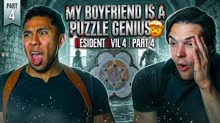 Thumbnail: My Boyfriend is a PUZZLE GENIUS?! 🧠 | Resident Evil 4 (First Time) - Part 4