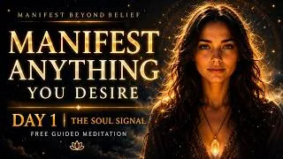 Thumbnail: Manifest Anything You Desire | Guided Meditation for Clarity, Abundance & Inner Transformation
