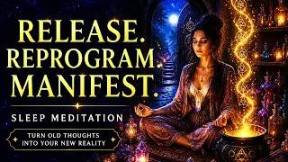 Thumbnail: RELEASE. REPROGRAM. MANIFEST ~ 30 Night Manifest While You Sleep Meditation