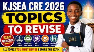 Thumbnail: KJSEA CRE 2026 PREDICTION | All Topics You Must Revise Before the Exam |  Topics Likely to Be Tested