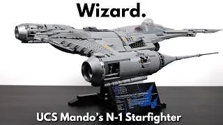 Thumbnail: LEGO Star Wars UCS The Mandalorian's N-1 Starfighter - BIG and Beautiful! - Review - 75442