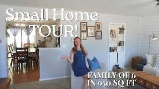 Thumbnail: Realistic Organized Small Home Tour | Family of 6 in 950 sq ft