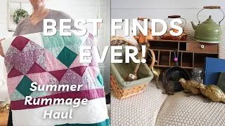 Thumbnail: Summer Rummage Haul One of My BEST EVER! | Cottage & Vintage finds