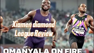 Thumbnail: Xiamen Diamond League full Review 2026, Massai Russel Barely missed world record