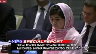 Thumbnail: Malala Yousafzai, speech to the United Nations, 12 July 2013 (Shortened)