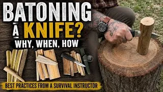 Thumbnail: Knife Batoning Explained: When You Should (and Shouldn’t) Do It
