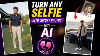 Thumbnail: Turn Any Selfie Into a Luxury Photoshoot with AI ✨ | AIKissfiy