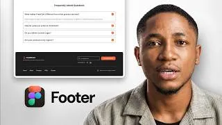 Thumbnail: How to Wireframe a Footer Section in Figma (UI/UX Step-by-Step Beginner Tutorial)