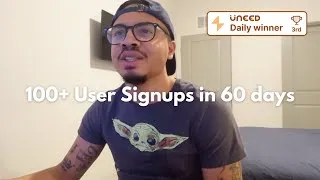 Thumbnail: How to get your first 100 users for your saas or side project