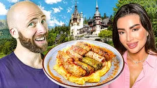 Thumbnail: Eating Romanian Food for the First Time!! 🇷🇴