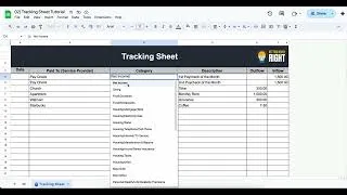 Thumbnail: Tracking Expense Sheet