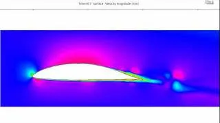 Thumbnail: CFD simulation of aerodynamic profile. Concourse in UPM