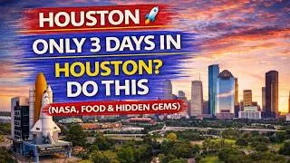 Thumbnail: Only 3 Days in Houston? Do THIS 🚀 (NASA, Food & Hidden Gems)