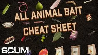 Thumbnail: Animal Bait Cheat Sheets - All Baits Types & Biomes - Scum: Into the Wild