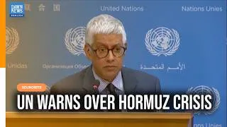 Thumbnail: UN Reacts to US-Iran Hostilities | Calls Conflict a Setback, Demands Free Strait of Hormuz Shipping