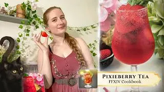 Thumbnail: Pixieberry Tea from the FFXIV Cookbook 🍓Full Cooking Stream