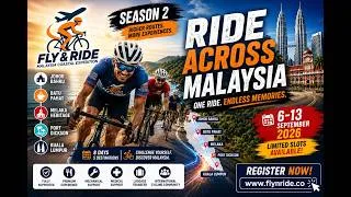 Thumbnail: Fly & Ride: Season 2 | Malaysia Coastal Cycling Adventure 2026 | Ride Across Malaysia