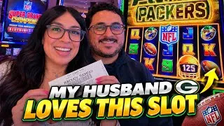 Thumbnail: I PLAYED THIS FOOTBALL STYLE SLOT W/ MY HUSBAND