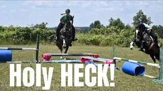 Thumbnail: Her BIGGEST Jump OVER A BARREL!