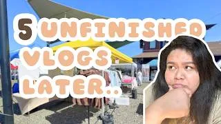 Thumbnail: market vlog(s)... 🎥🤞 | i need to get better at filming, new challenges, & how much did i make? 💰✨