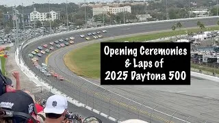Thumbnail: 2025 Daytona 500 -- Air Force One, President Trump, USAF Thunderbirds, "The Beast" & Opening Laps