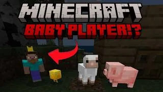 Thumbnail: Minecraft Added BABY PLAYERS!? (Update of April the First)  #april #dayvidfiles #jumptoberstudios