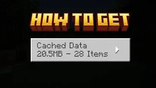 Thumbnail: How to get Cache Data Texturepacks in Minecraft Bedrock Edition! Get them in your world!