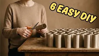 Thumbnail: Stop Throwing Away Toilet Paper Rolls! Easy DIY Crafts & Budget Wall Decor Ideas