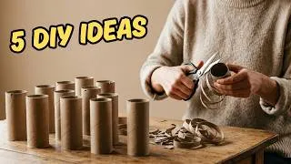 Thumbnail: Don’t Throw Away Toilet Paper Rolls! Make Creative DIY Wall Decor Instead! Home Decor on a Budget!