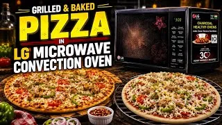 Thumbnail: Pizza in L.G.Microwave Convention Oven | How to Grill pizza in Oven | Dominos style Pizza